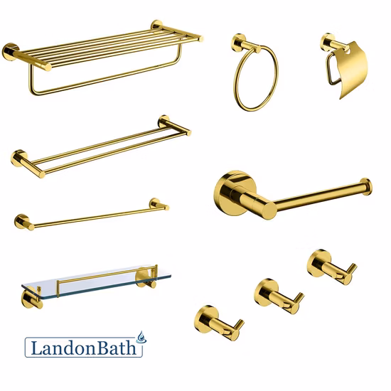 Conjunto de hardware de banho moderno, 6 peças, luxo moderno, preto fosco, produtos de banheiro, acessórios de banho